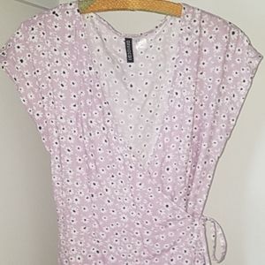 Wrap-around h&m dress